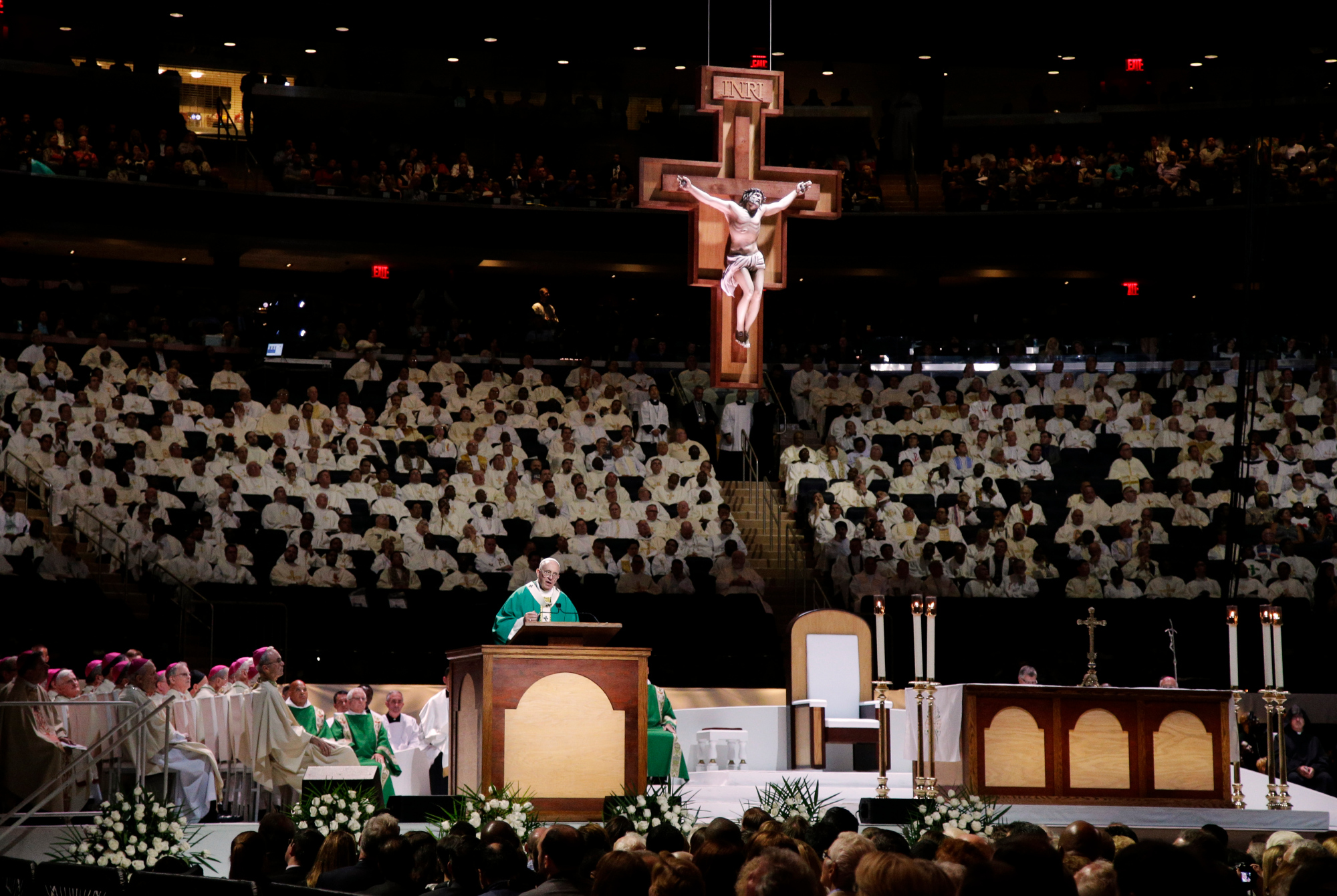 Папа Франциск завершает тур по Нью-Йорку с мессой в саду Мэдисон Сквер рис 2