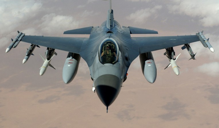 Avión F-16 Utilizado por la Fuerza Aérea de Estados Unidos