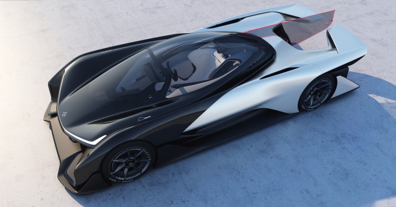 Популярное: Faraday Future unveils Batmobile-like electric concept car at CES