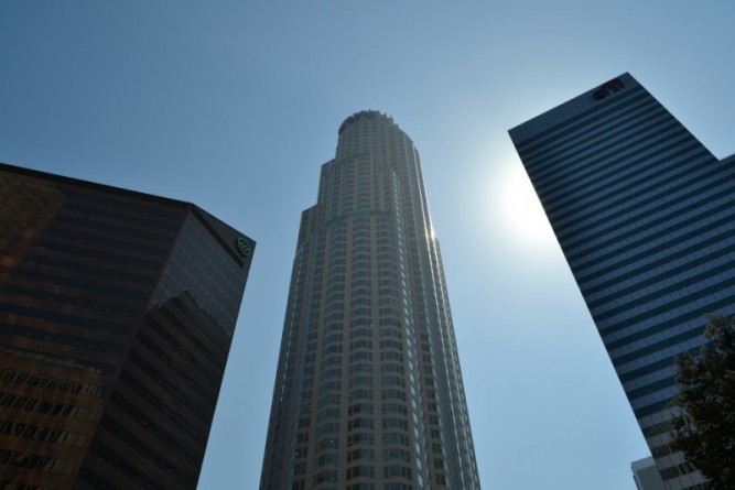 Досуг: Стеклянная горка на небоскребе в Калифорнии: здесь стоит побывать!