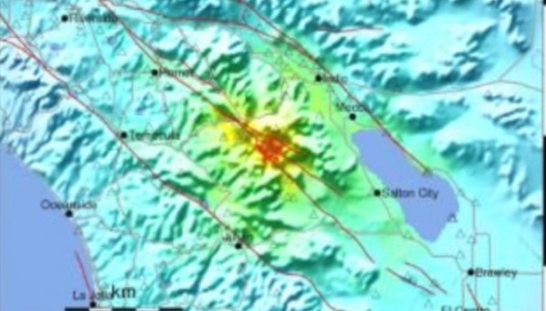 Происшествия: Землетрясение в 5,2 балла сегодня разбудило Южную Калифорнию