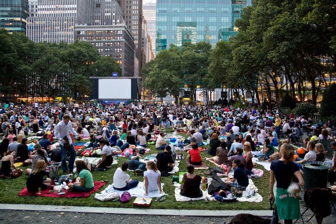 Досуг: Кино под звездами в Нью-Йорке: 15-17 июля