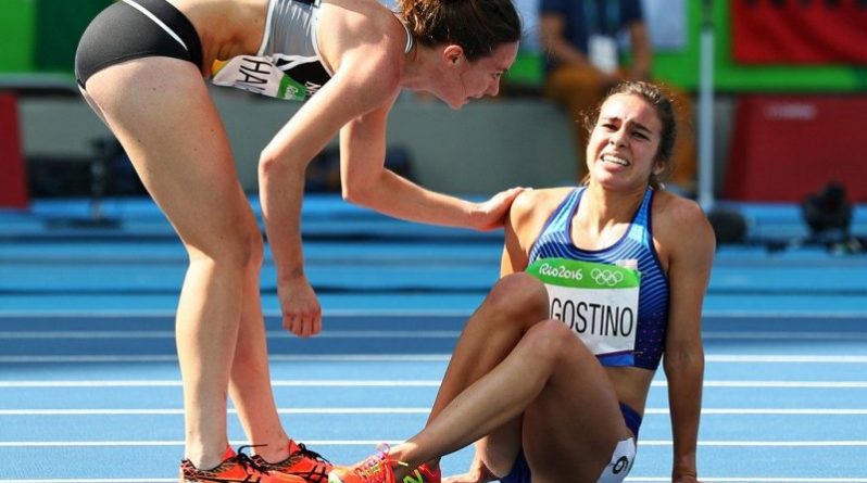 Спорт: Эбби Д'Агостино и Никки Хамблин показали, что такое олимпийский дух