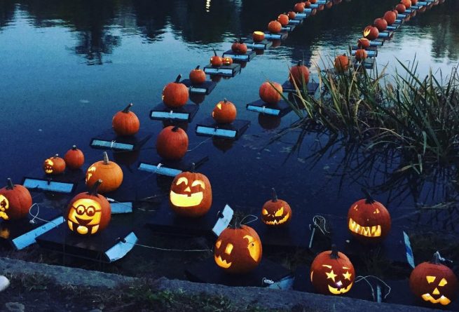 Досуг: Хэллоуин в Нью-Йорке: тыквенная флотилия в Central Park