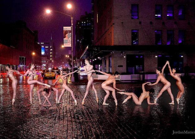 Искусство: Невероятная обнаженная фотосессия в Нью-Йорке
