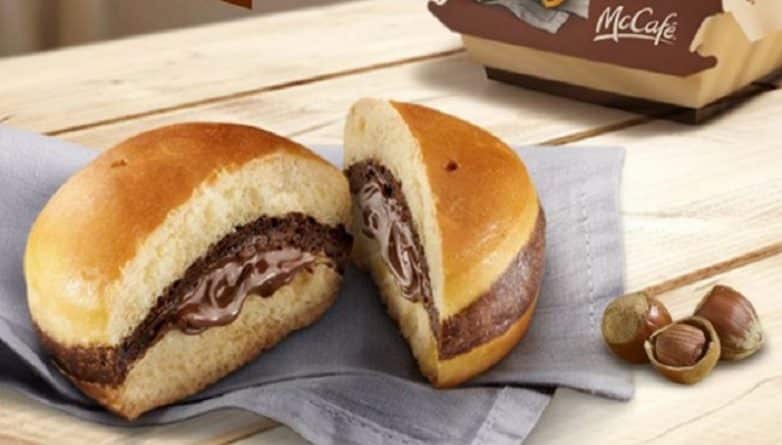 В мире: McDonald’s включил в свое меню бургеры с Nutella