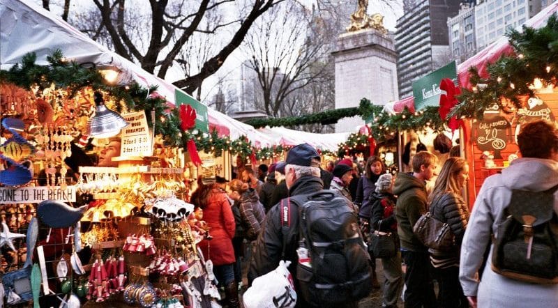 Досуг: Рейтинг лучших рождественских рынков Нью-Йорка