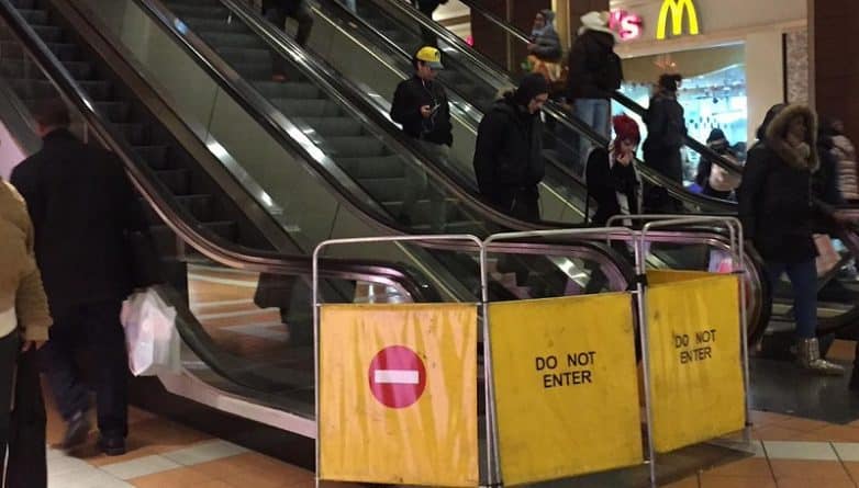 Происшествия: 7 пострадавших в результате падения с эскалатора в торговом центре в Brooklyn