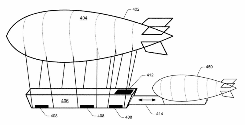 Технологии: Компания Amazon запатентовала летающие склады