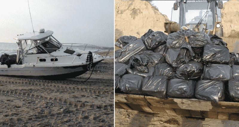 Происшествия: Более тонны марихуаны обнаружено в выброшенном на берег катере