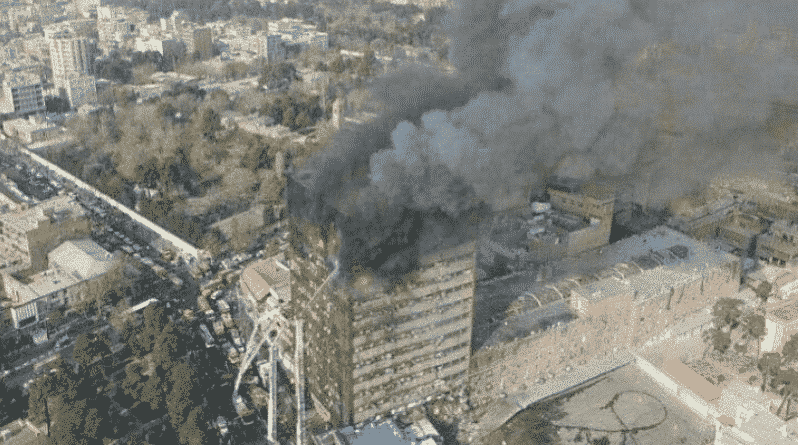 В мире: Огонь убил 30 пожарных в Тегеране