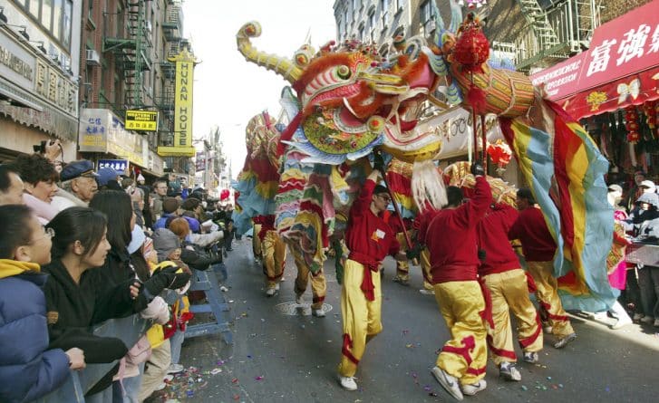 Досуг: Празднование китайского Нового года в Нью-Йорке