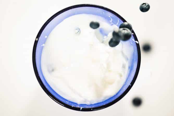 food-blueberries-milk-bowl