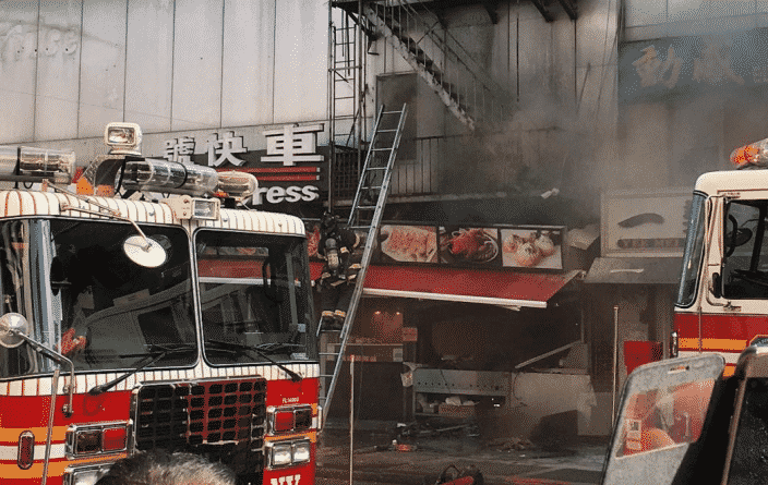 Происшествия: В Куинсе загорелся китайский ресторан