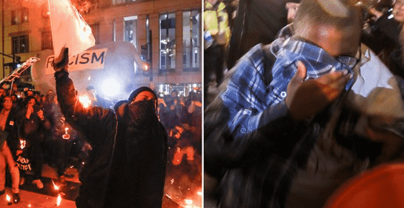 Закон и право: Полиция применила слезоточивый газ, чтобы разогнать демонстрантов в Вашингтоне