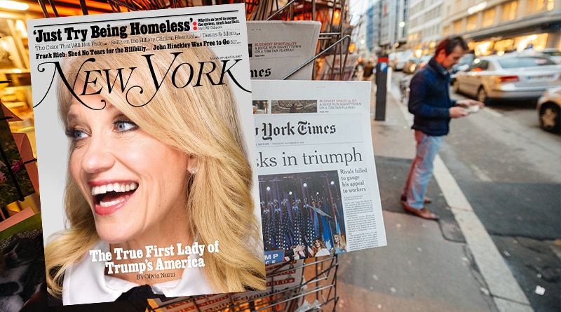 Политика: New York Magazine назвал Келлиэнн Конуэй "настоящей первой леди"
