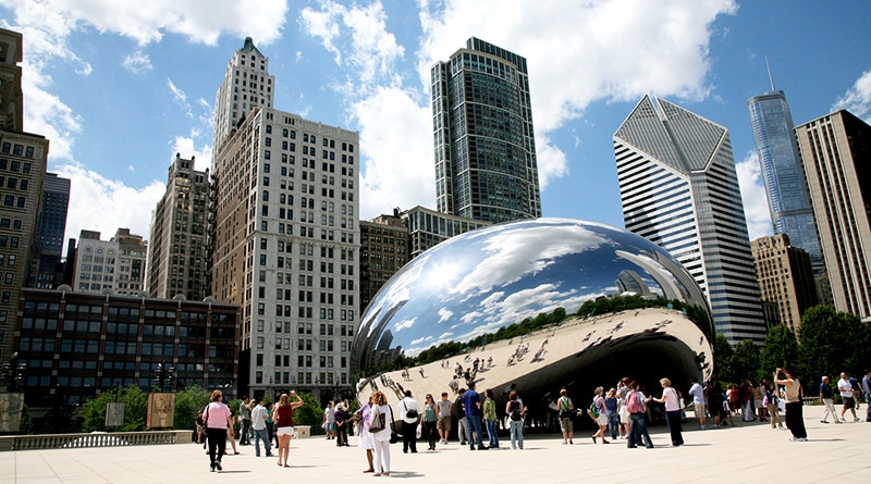 Общество: Чикагский Миллениум-парк попал в топ-10 самых посещаемых мест в США