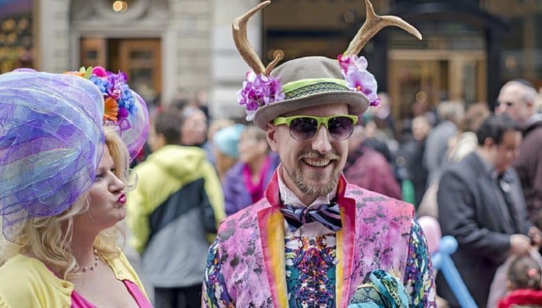 Досуг: Пасхальный парад шляп в Нью-Йорке 2017