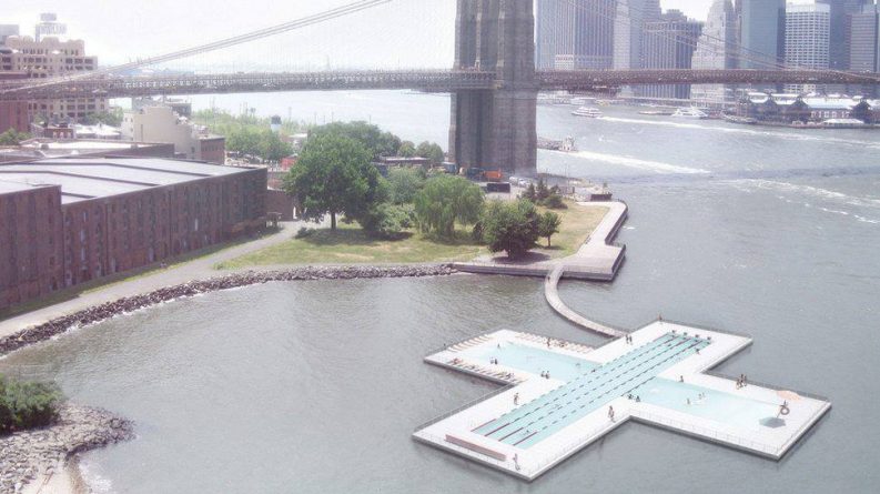 Досуг: Необычные проекты в Нью-Йорке: новый плавучий бассейн