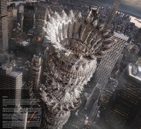 Human Castell: потрясающий небоскреб, напечатанный на принтере