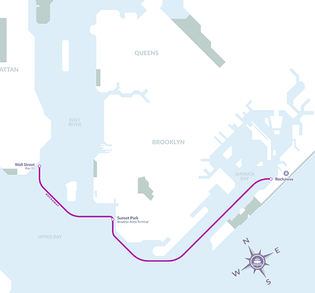 Власти опубликовали новые маршруты для службы NYC Ferry