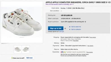Популярное: Эксклюзивные сникеры Apple уйдут с молотка на Ebay