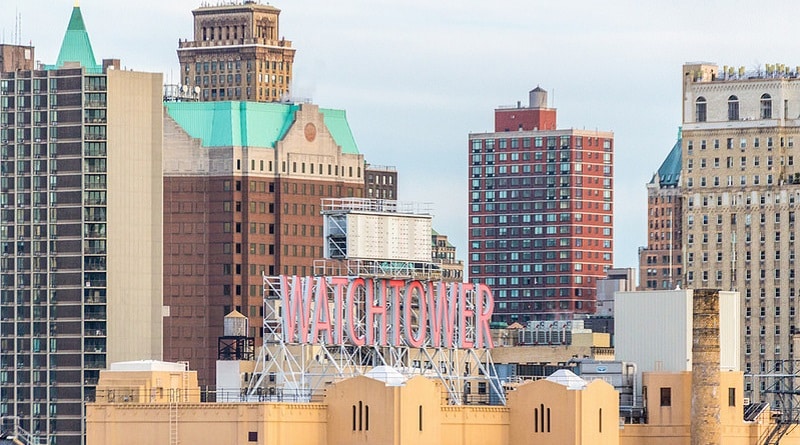 Общество: Легендарная надпись "WATCHTOWER" в Бруклине будет демонтирована