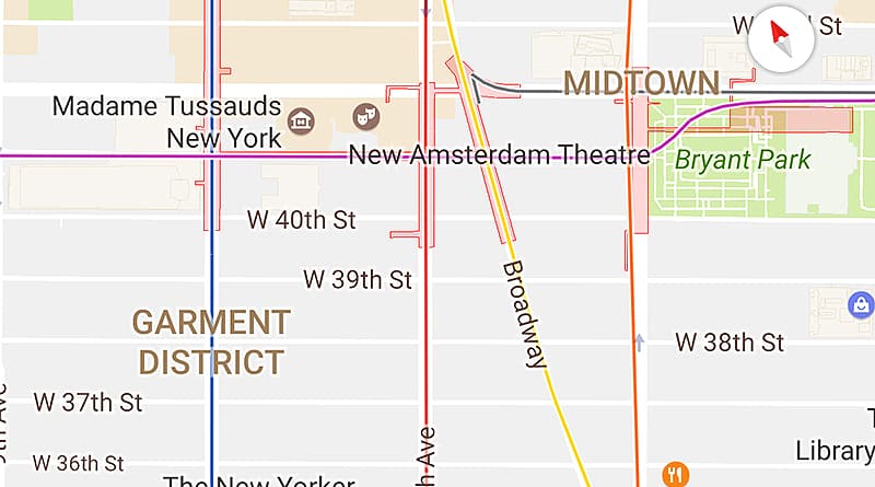 Технологии: В Google Maps появились станции нью-йоркского метро