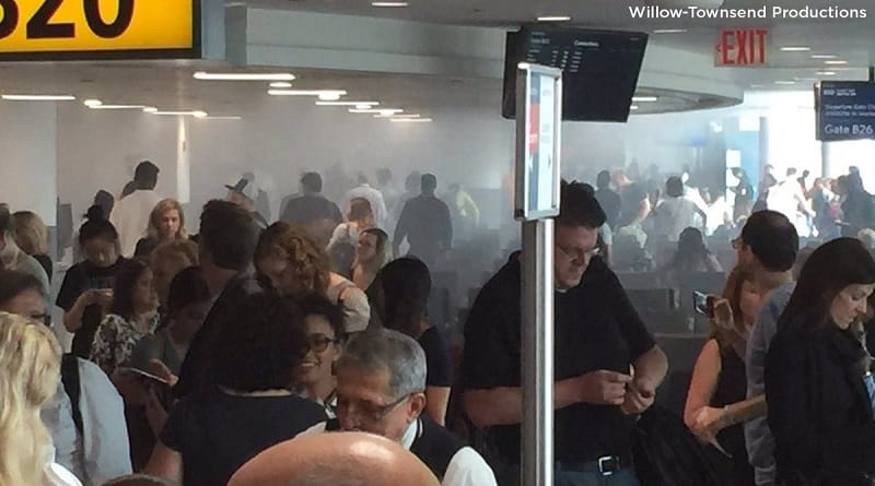 Происшествия: Пожар в ресторане аэропорта Джона Кеннеди
