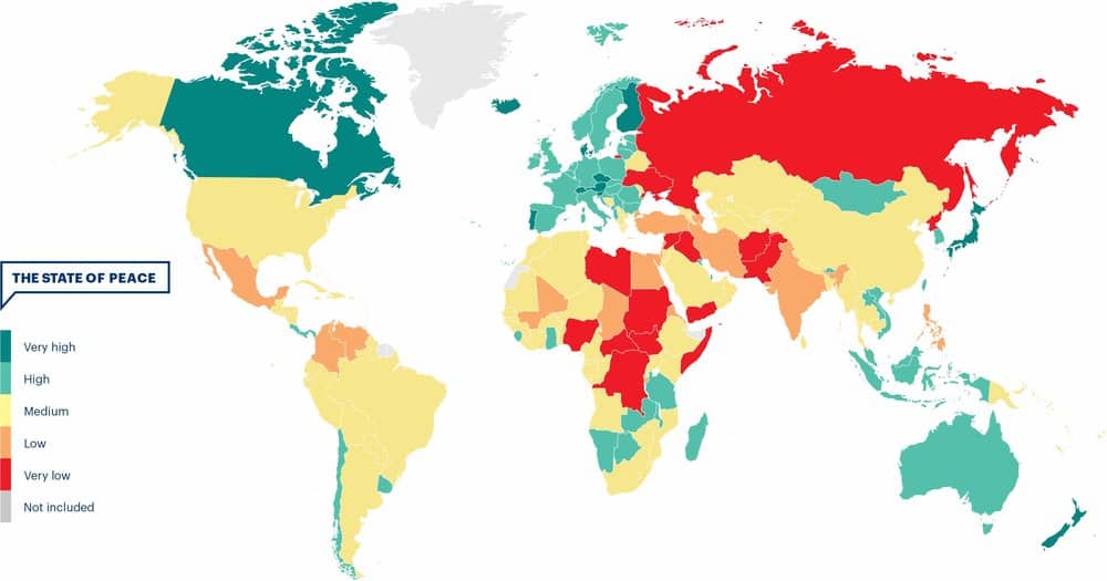 Общество: ТОП-12 самых безопасных стран: США резко теряет позиции