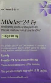 Здоровье: Противозачаточные таблетки Mibelas 24 Fe могут не справиться с задачей