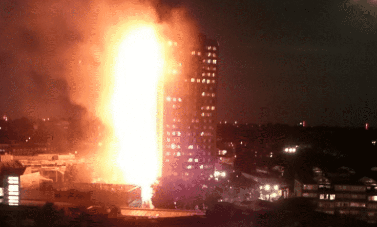 Общество: В Лондоне загорелся 24-этажный небоскреб: пострадали десятки жителей