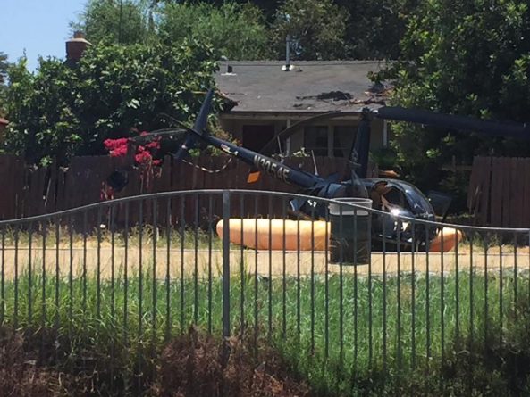 Происшествия: В Лос-Анджелесе упал вертолет: есть раненые
