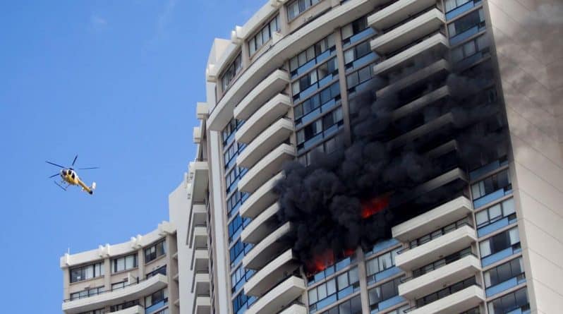 В мире: Пожар в многоэтажном здании в Гонолулу унёс жизни трёх человек