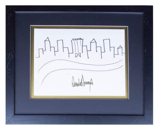 Искусство: Рисунок Дональда Трампа ушел с молотка за $29 тысяч