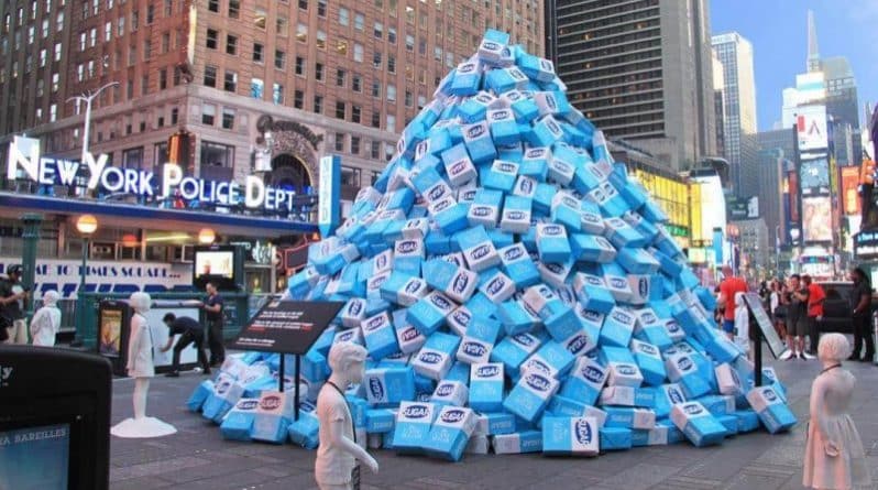 Общество: На Таймс-сквер появилось  20 000 килограмм сахара