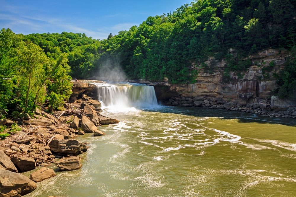 Путешествия: Путешествуем по США: водопад Камберленд, Уильямсбург, штат Кентукки рис 5