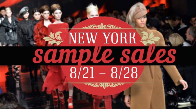 Афиша: Sample Sales этой недели в Нью-Йорке (21.08.2017)