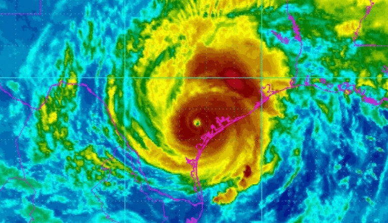 Погода: Тропический шторм Харви накрывает Луизиану