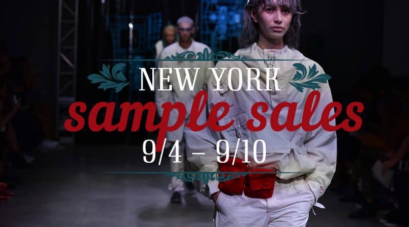 Афиша: Sample Sales этой недели в Нью-Йорке