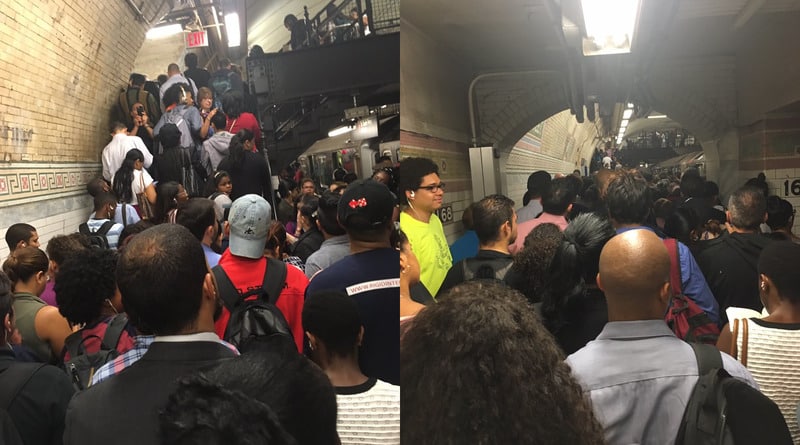Общество: В метро Нью-Йорка – очередной коллапс (фото, видео)