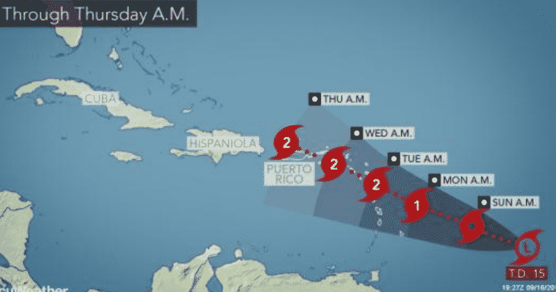 Погода: Новый ураган Мария продолжит черное дело Ирмы