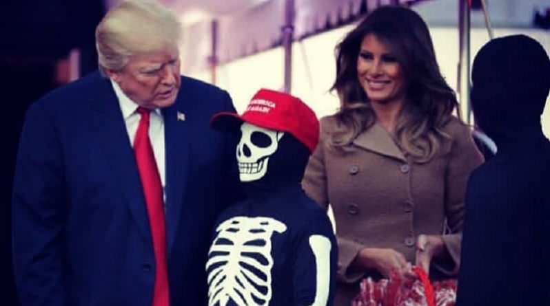 Общество: Президент и первая леди отпраздновали Хэллоуин в Белом доме