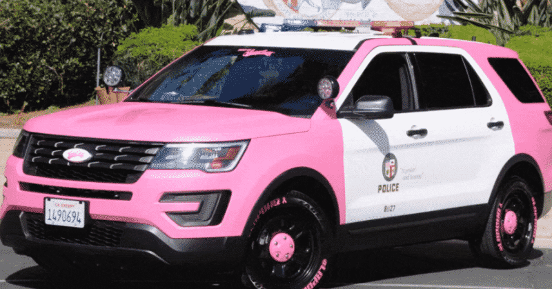 Общество: В полицейском автопарке Лос-Анджелеса появилась розовая машина
