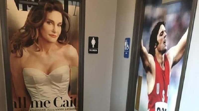 Общество: Ресторан использовал фото Кейтлин Дженнер, чтобы пометить мужскую и женскую уборную
