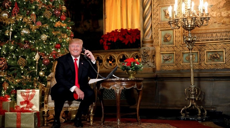 Общество: Президент Трамп поздравил американцев с Рождеством