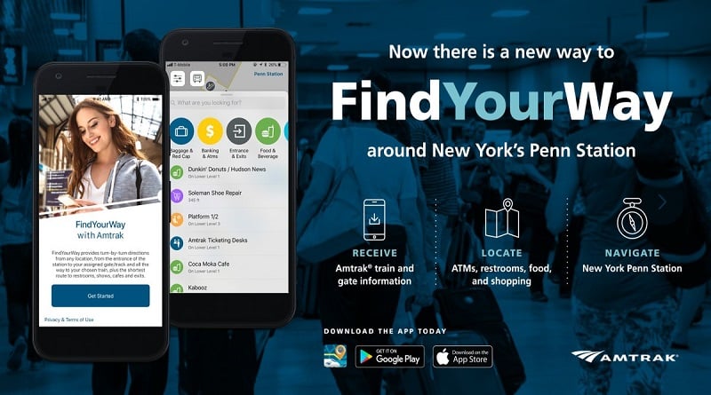 Полезное: Новое мобильное приложение от Amtrak поможет не заблудиться на Penn Station