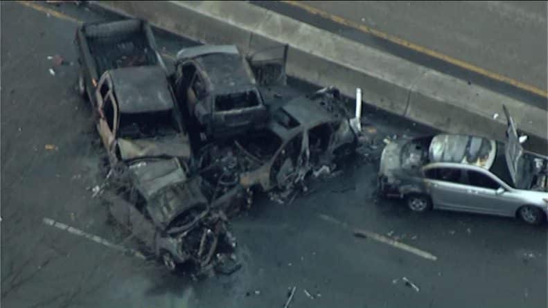 Происшествия: В Нью-Джерси столкнулись 7 автомобилей: 2 погибших, 6 раненых