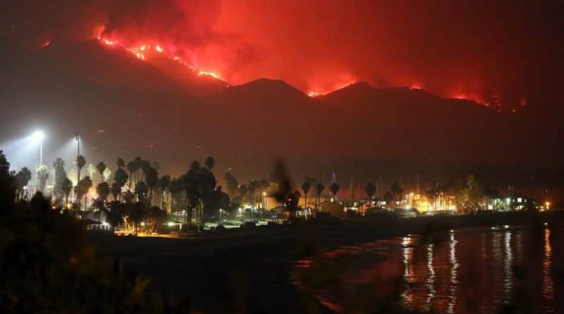 Происшествия: «Этот огонь – зверь», – пожар в Калифорнии угрожает Санта-Барбаре