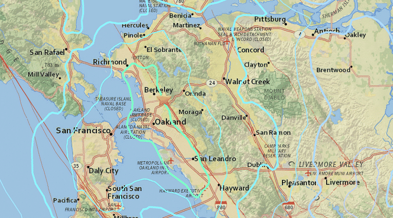 Происшествия: В Сан-Франциско зафиксировано землетрясение